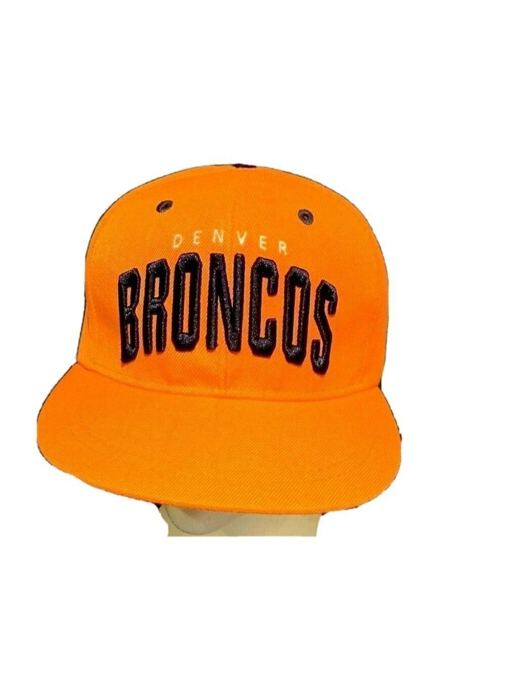 Denver Broncos Cap Hat Snapback Football NFL Bud Sz L Orange Logo Emroider Sport